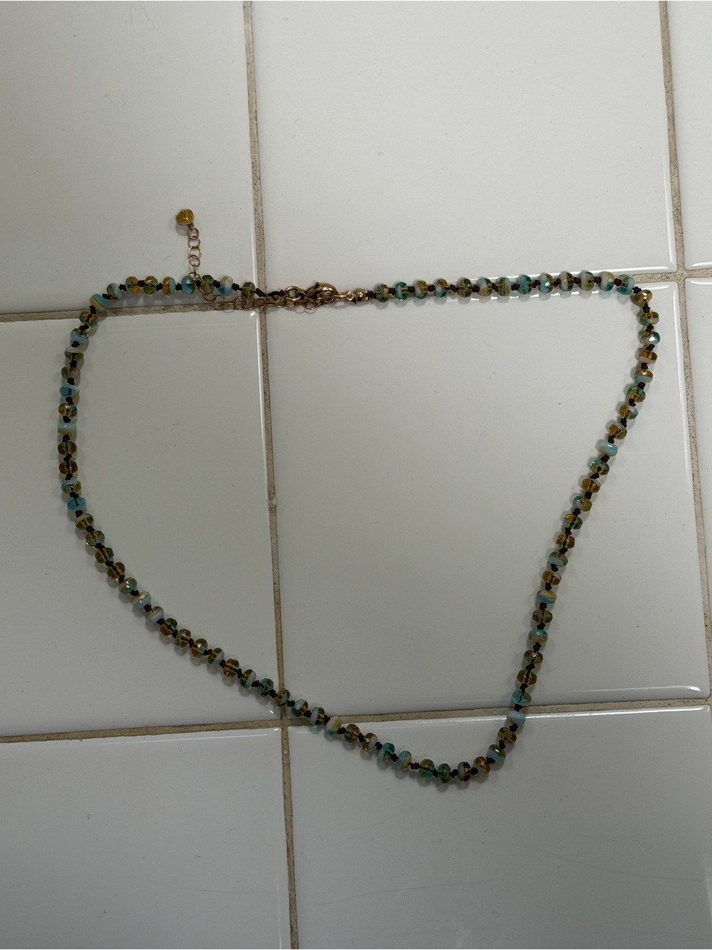 Delicate Multicolor Beaded Women's Necklace